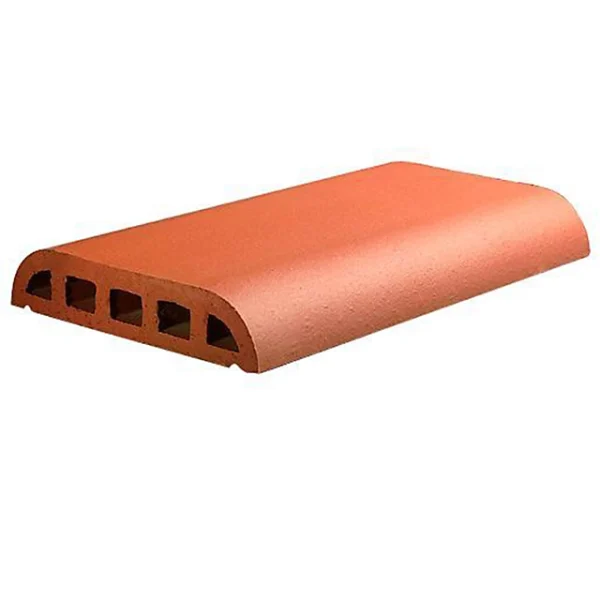 achat pas cher Castorama Dessus De Muret Arrondi 40 X 27 Cm Rouge 1