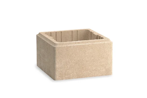 à prix promos Castorama Element De Pilier Agora 30 X 30 Cm Sable 1