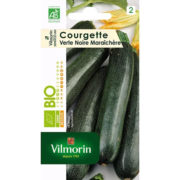soldes luxe Castorama Graines De Courgette Verte Noire Maraîchère Bio 1