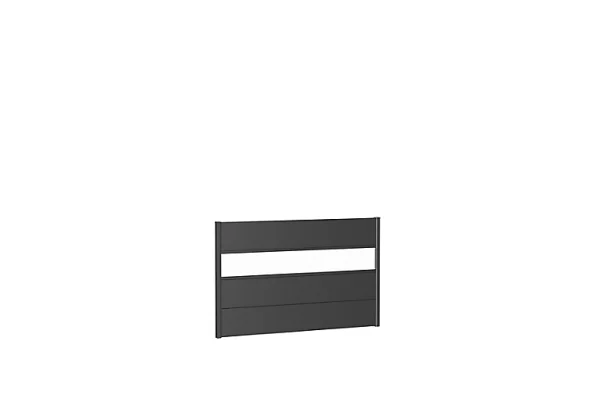 Castorama Panneau Acier Droit Biohort 150 X H.90 Cm Gris + Verre Acrylique excellente qualité 1