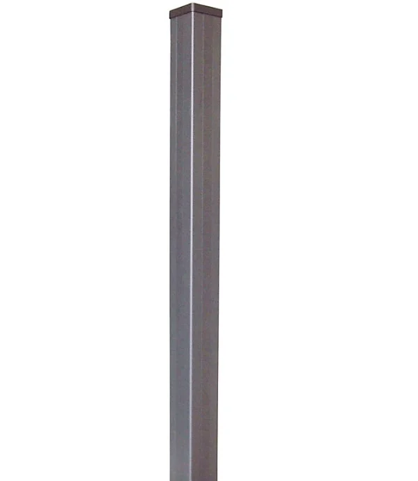 vente en ligne pas cher Castorama Poteau Aluminium Neva Taupe H.95 Cm (sans Base) 1